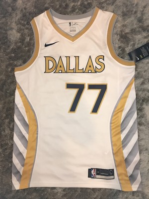 Luka Doncic 2021 City Edition White Dallas Mavericks ...