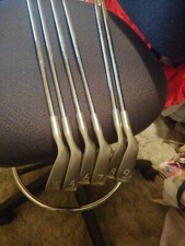 PING EYE 2 KARSTEN Golf Irons W,5, 6, 7,8,9 RED DOT RH Used Steel ZZ LITE Shaft