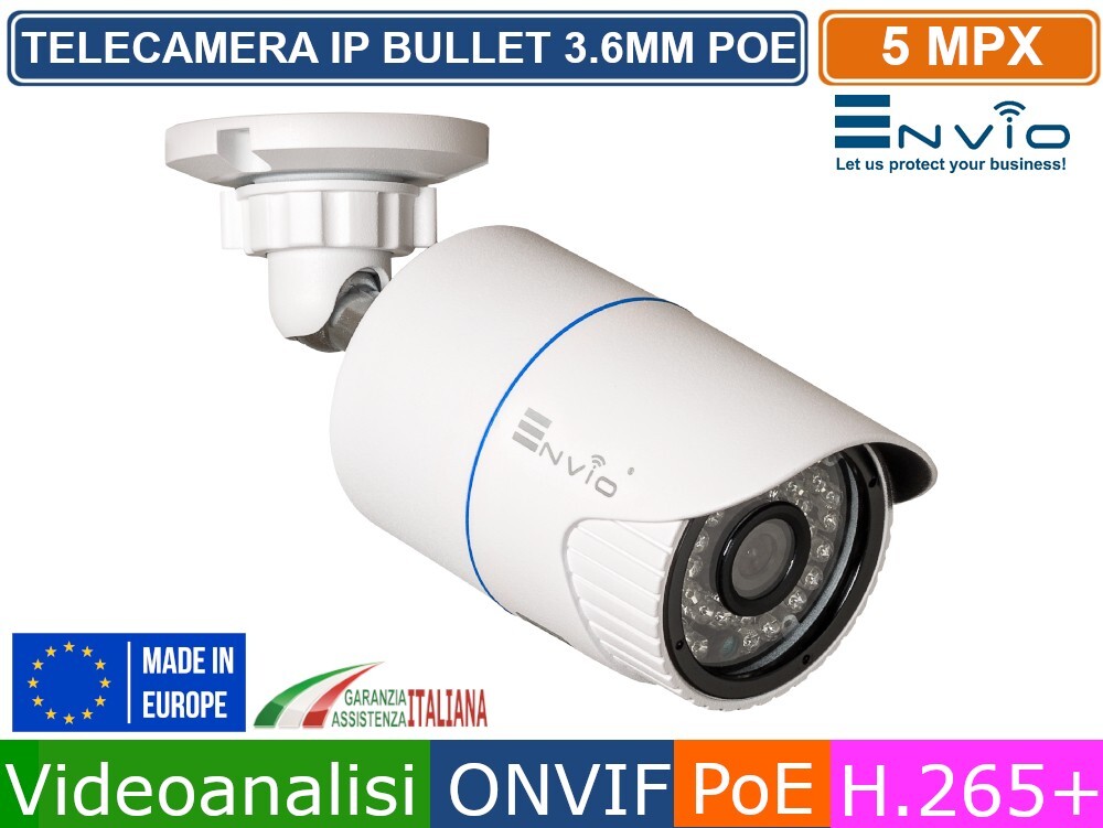 Proteggi la tua Casa: Telecamera 5MP PoE Esterno XMeye AI ONVIF