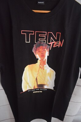 Ten SuperM K-Pop NCT WayV T-Shirt Size Large (SEE PHOTOS