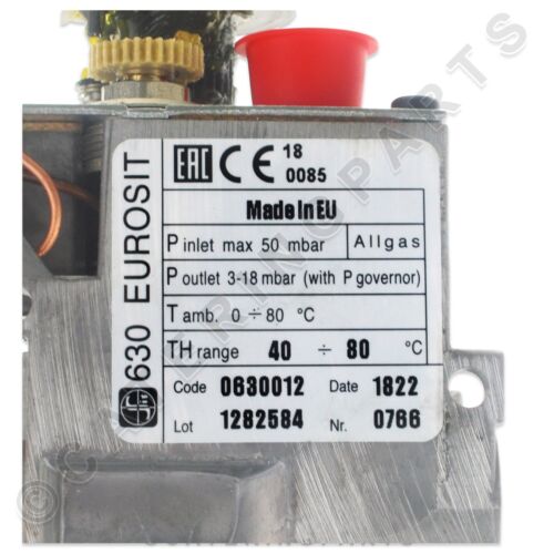 EUROSIT 0.630.012 HAUPTGASVENTIL TEMPERATURREGELUNG THERMOSTAT 80 ° C BAIN MARIE - Bild 12 von 12