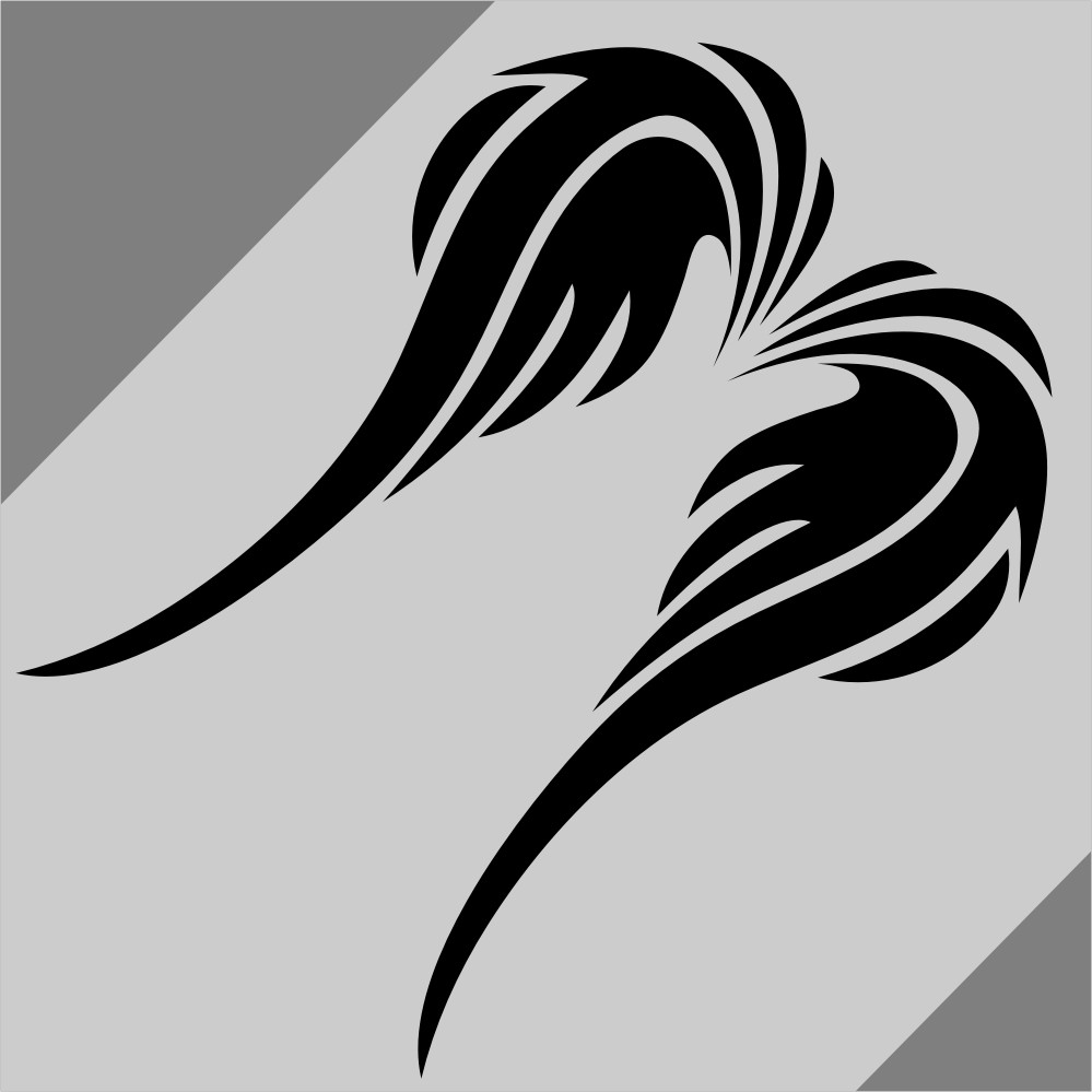 Car Decal Eagle Wing 10.5''x 27.5'' Motorcycle Vinyl Hood sticker