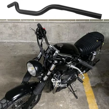 For Biltwell Tracker Low Motorcycle 1" 25mm Handlebars Drag Bars Matte Black US