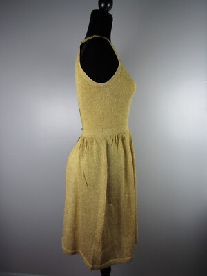 tibi gold dress Chassis Hoop Strappy Dress Dijon / 10 / S126CH1660 main image 1