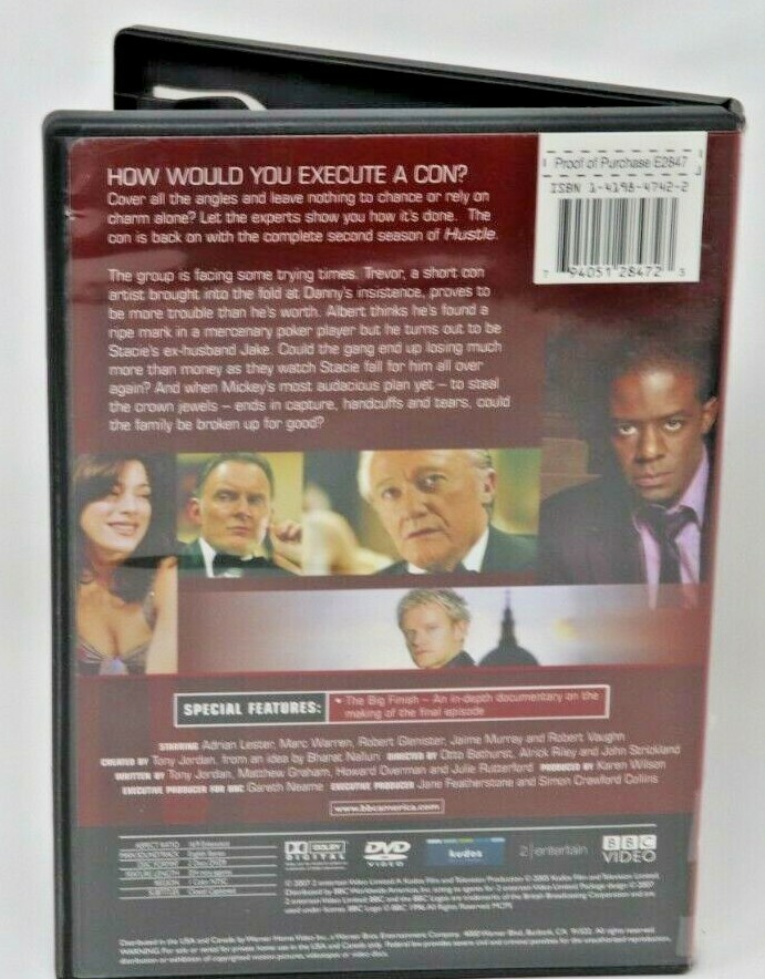 Hustle: The Complete Season 2 (DVD, 2007, 2-Disc Set) FREE