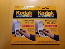 Kodak Premium Processing By Mail Pk 36 Slides,  Qty 2