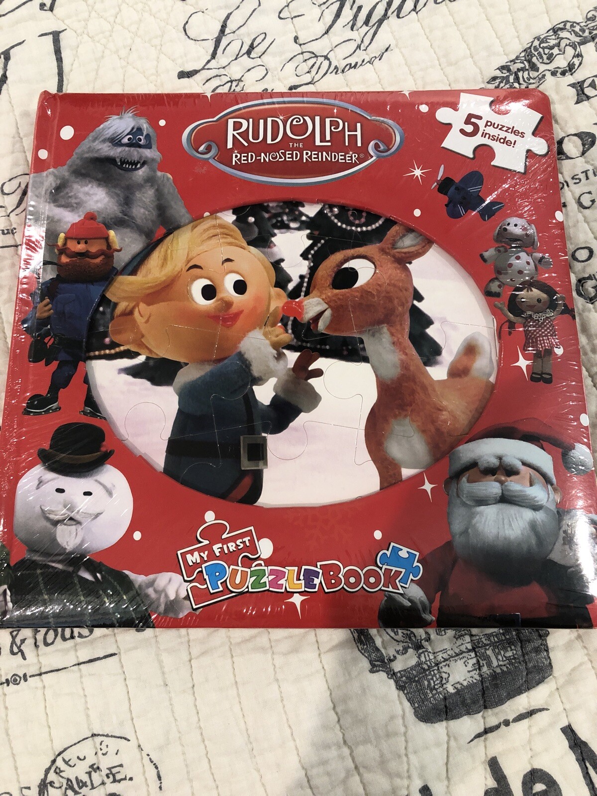 Be More Rudolph RUDOLPH RED NOSED REINDEER PUZZLE BOOK QTY 5 NEW SEALED 2015 PHIDAL ...