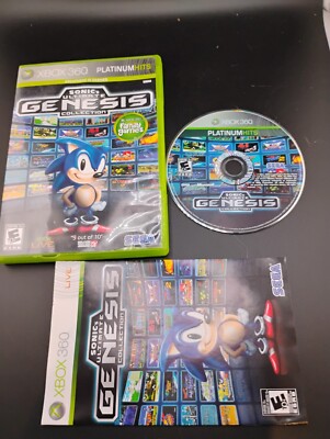Sonic's Ultimate Genesis Collection Microsoft XBOX 360 Complete Great Shape