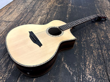 Bromo Acoustic Guitar BAR5CE Rocky Mountain Series All Solid Hillside Cutaway