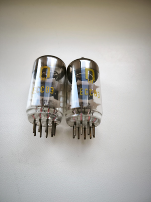 La Radiotechnique, 12AX7WA Matched Pair Small Signal Tubes - French Su Model Greatness