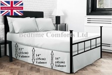 3' SINGLE PLEATED SPLIT CORNER VALANCE Bed Sheet (Under Mattress)