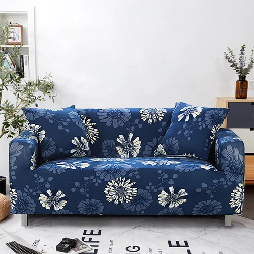 Printed Slipcover Sofa Covers Spandex Stretch Couch Cover Furniture Protector - Picture 80 of 89