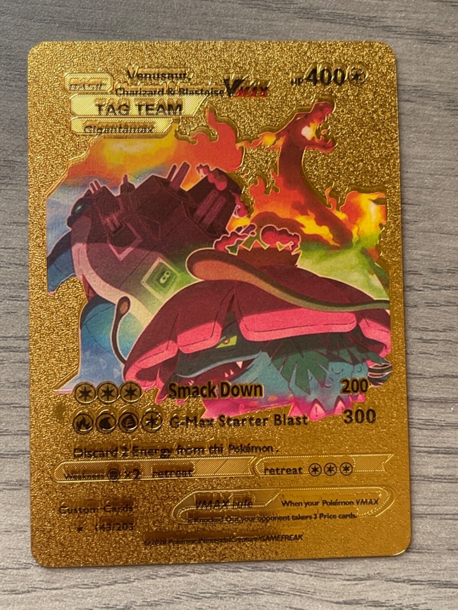 Venusaur pokemon card golden vmax tag team 400 hp smack down Venusaur pokemon card golden vmax tag team 400 hp smack down