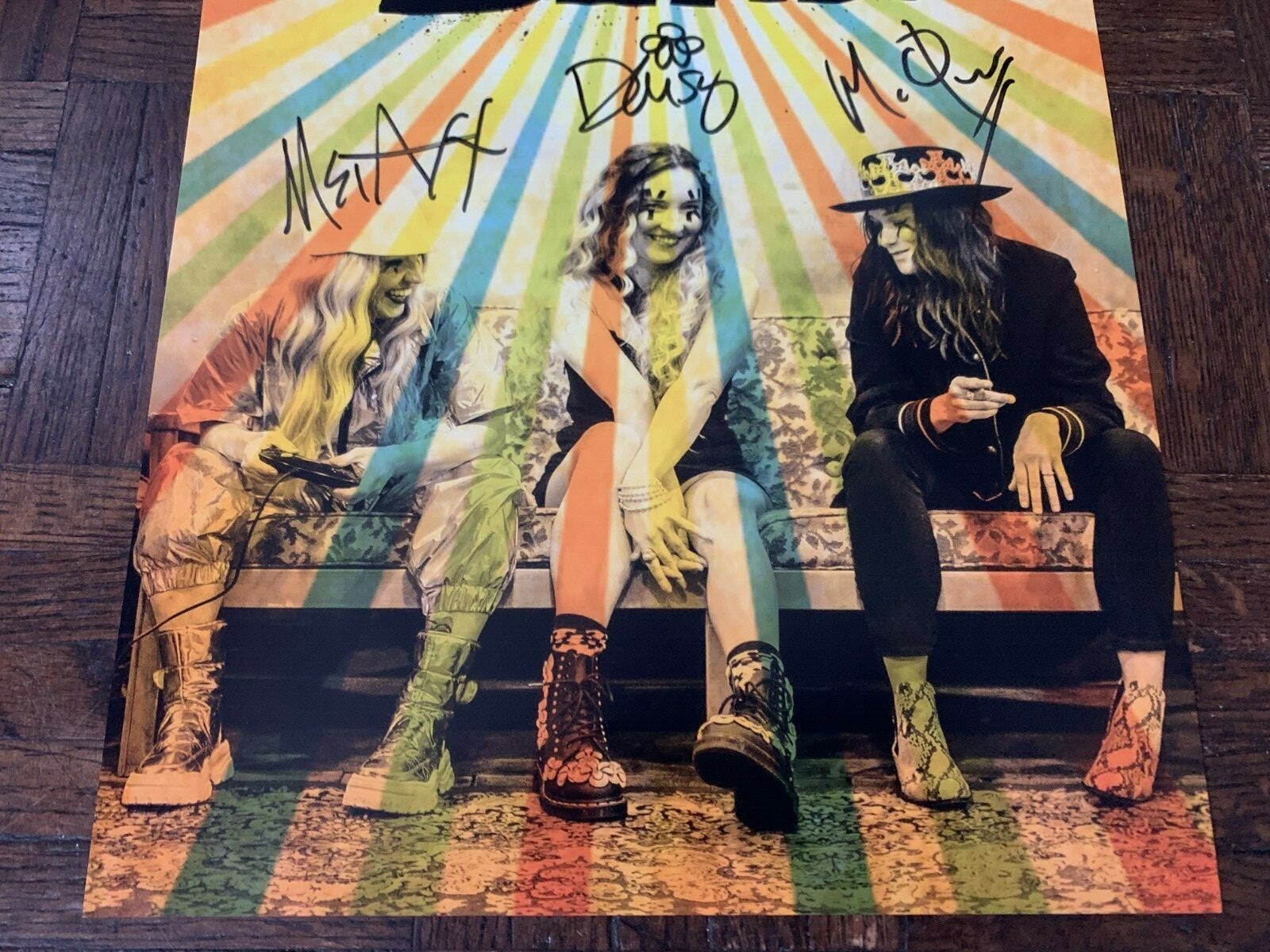 THE DEAD DEADS BAND AUTOGRAPHED / SIGNED 2021 TOUR CONCERT LITHOGRAPH