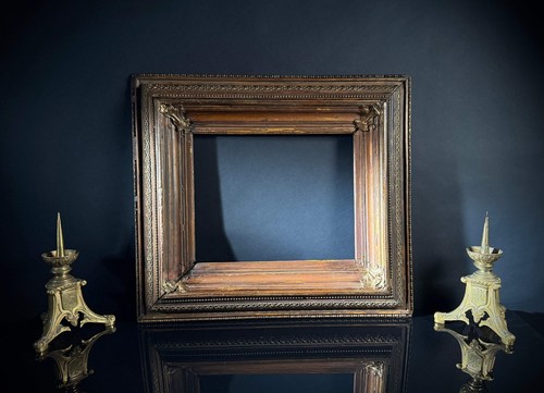 Large Antique Picture Frame (67x58cm) 19th Century Ornate Wall Decor / Ornate Wa - Picture 6 of 12