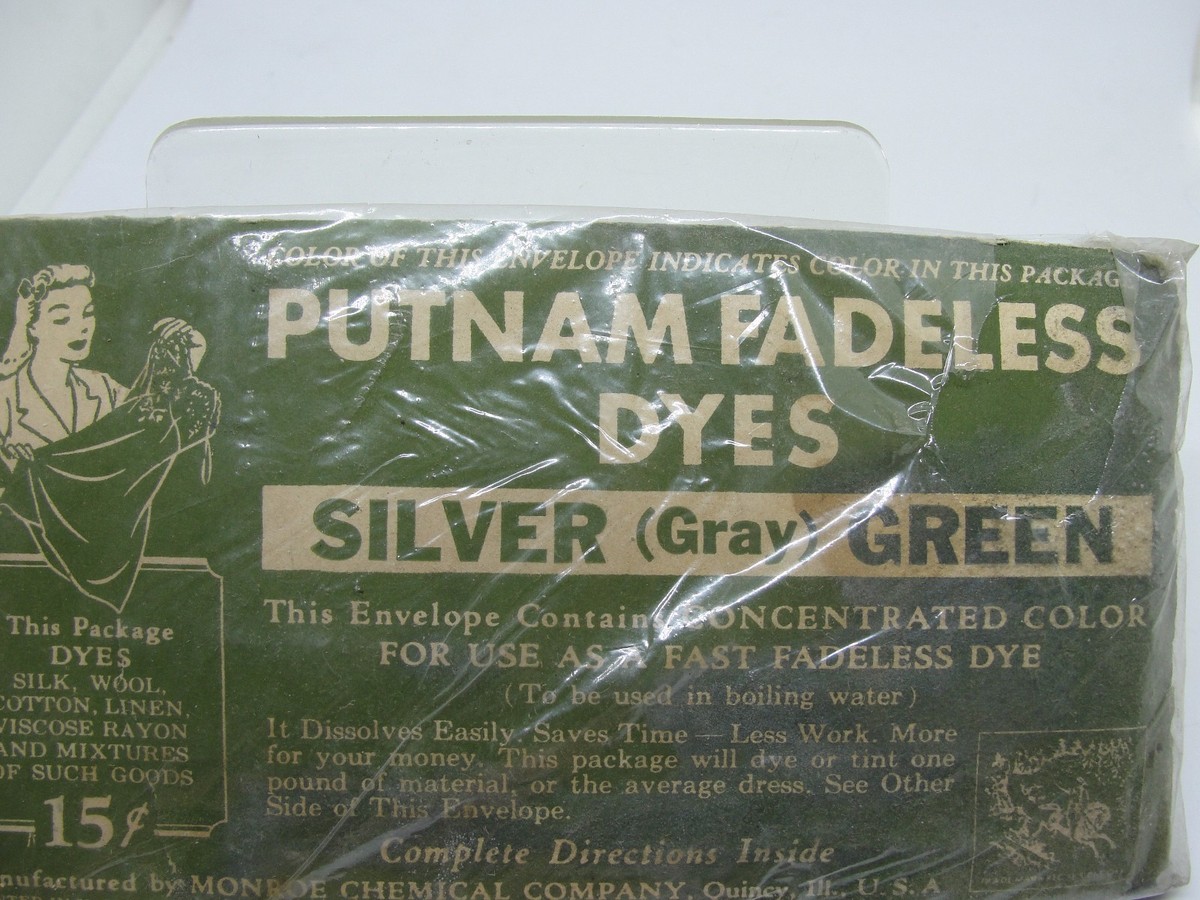 Vintage Putnam Fadeless Dyes/Tints USA New/Old Stock, CIRCA