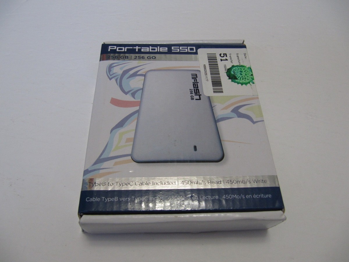 MFLASH 256GB Portable SSD Solid Stative Drive USB