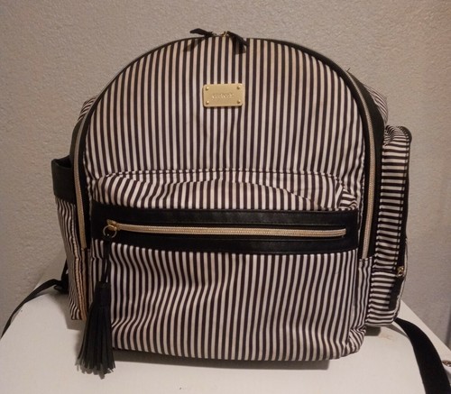 Diaper Backpack Stripped Baby Bag 