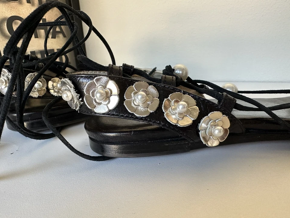 GLADIADOR AGL ATTILIO GIUSTI LEOMBRUNI preto prata contas flores tamanho 11 ❤️GORG - Imagem 4 de 4