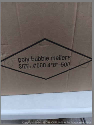 Lot De 500 Pochettes Postales Poly Blanc 4x8,5 Pouces - Expédition Rapide Offerte