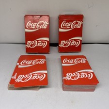2 Vintage Coca-Cola Playing Cards Decks Coke US Playing Card Company Complete