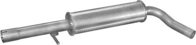 30,233 Polmo centre silencer for Audi, Seat, Skoda, VW