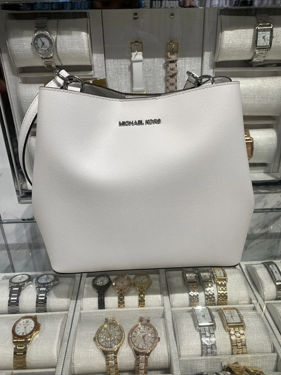 Michael Kors Pratt Medium Women Bucket Style Tote Shoulder Handbag