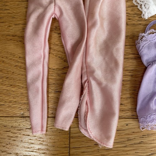 Barbie pretty and pink skirt leggings 1981 lingerie underwear vintage bundle - Picture 8 of 8