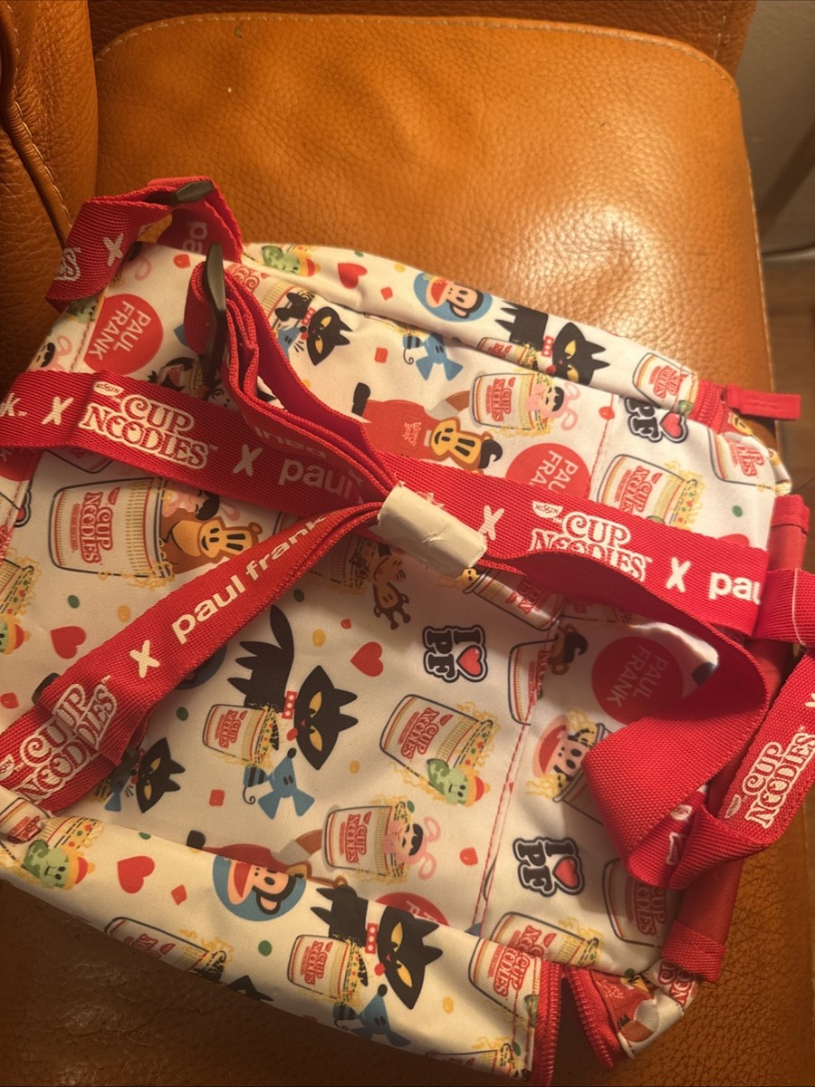 Paul Frank x Cup Noodles Mini Backpack Julius Monkey Ramen Red White NWT Paul Frank | Bags | Paul Frank X Cup Noodles Mini Backpack  main image 2
