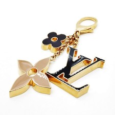 Louis Vuitton Key Ring M67119 Gold Black DI0194 4494260
