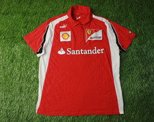 SCUDERIA FERRARI 2012 RACING men POLO SHIRT JERSEY PUMA ORIGINAL SIZE L LARGE