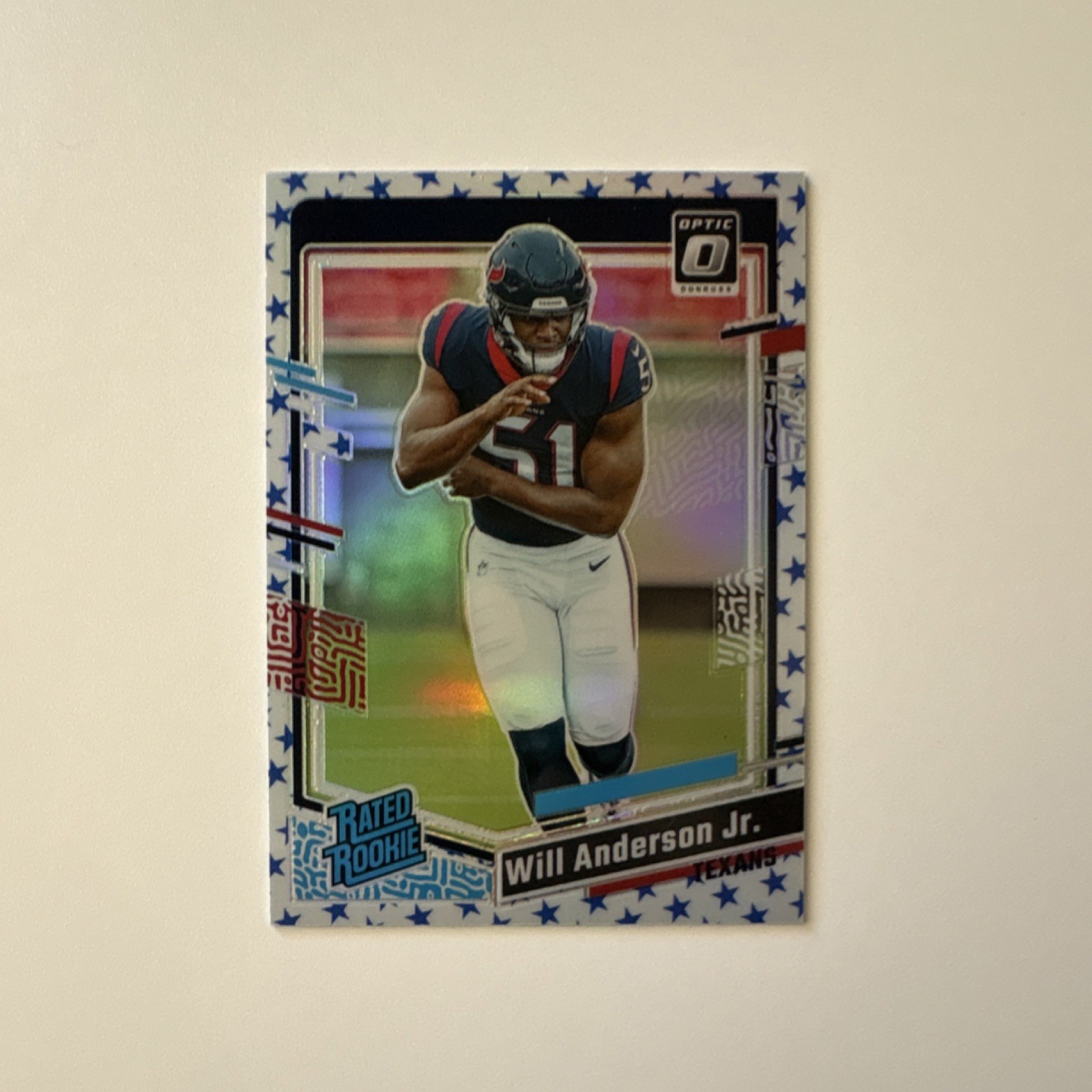 Panini 2023 Donruss Optic Rated Rookie Will Anderson Jr. #246 Stars Prizm Texans