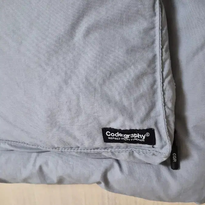 Codegraphy Down Puffer Gray Outer Jacket S 55-66 … - image 5