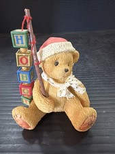 Cherished Teddies Holden Catchin the Holiday Spirit 176095 1996 Ho Ho Signed