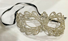 rhinestone butterfly mask Marti Gras masquerade - some missing stones