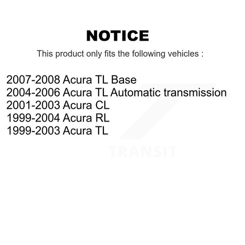 Front Rear Semi-Metallic Brake Pads And Parking Shoes Kit For Acura TL CL RL - Picture 2 of 12
