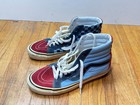 Vans SK8-Hi Top Blue Red Yellow Checker BMX Pre Owned Mens 10.5 Shoes Sneakers — photo 4