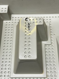 (L-2) LEGO &reg; 6276 Eldorado Fortress pirates blue skirts 3D plate B-Stock