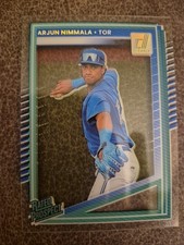 2025 Panini Donruss - Arjun Nimmala Rated Prospect Clearly SP RC Blue Jays 