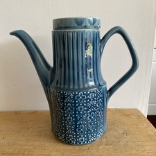Sadler Coffee Pot Teal Blue