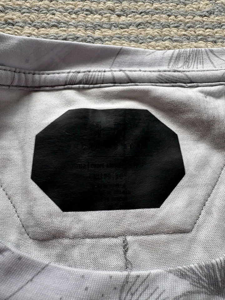 Women's Under Armour Open Back Tank - Gray Floral - XL - Image 4 of 4