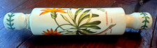 Portmeirion Porcelain Rolling Pin Botanical Floral Theme - Butterflies & Flowers
