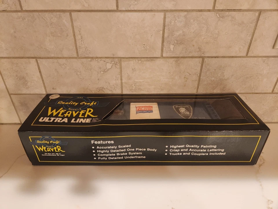 Modelo de vagón de tren Weaver Ultra Line calidad nuevo no usado todavía embalaje original Foto 2 de 4