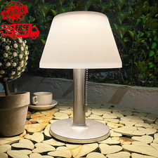 Dimmable LED Solar Table Lamp - Waterproof Cordless Outdoor Indoor Use