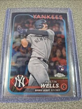 #USC197 Austin Wells 2024 Topps Chrome Update AG162