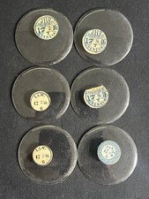 LOT OF 6 GLASS POCKET WATCH CRYSTALS SIZE 17 REPLACEMENT PARTS