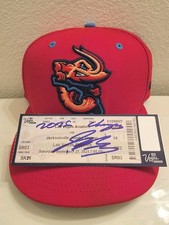 Jacob Berry Signed 2025 Triple-A Championship Walk Off Ticket Stub Jumbo Shrimp 