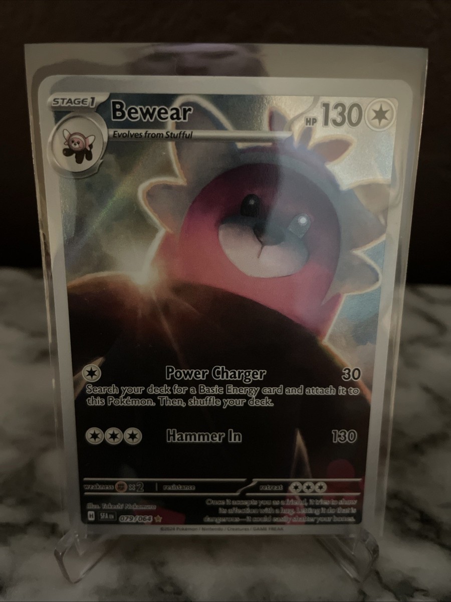 Pokémon TCG Shrouded Fable Bewear Illustration Rare 079/064 Mint