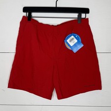 Columbia   Vibrant Red Backcast Boys Swim Shorts Size Youth XL NWT