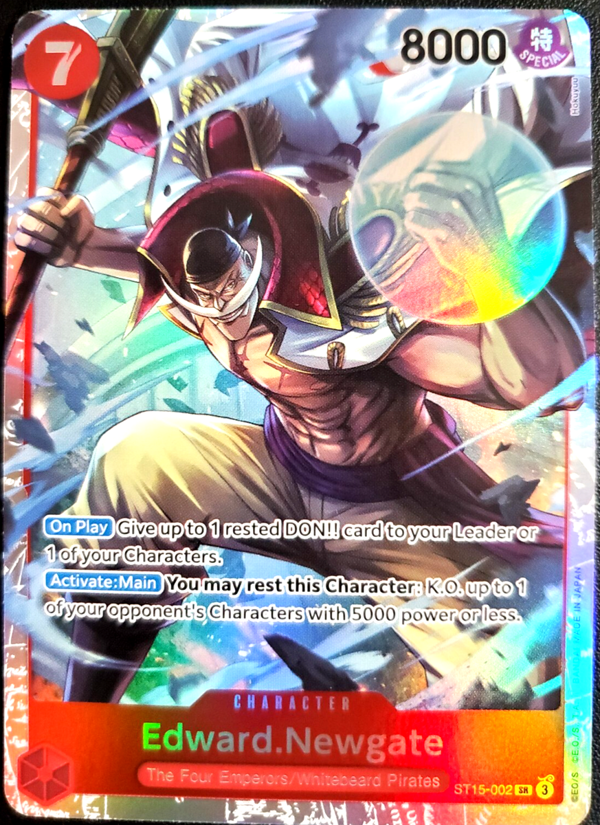 第五人格 FPX.ZQ Regesi 雷格西 COAⅦ トレーディングカード Edward Newgate ST15-002 SR ONE PIECE Tcg Card Game NM RED Reprint